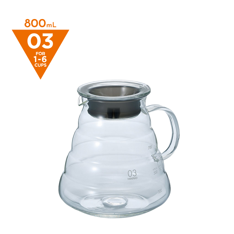 ポカリ V60グラスサーバー800クリア – HARIO NETSHOP