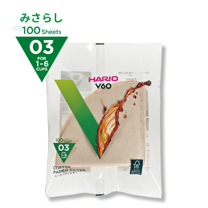 V60用ペーパーフィルター03 M 100枚｜HARIO Official Shop