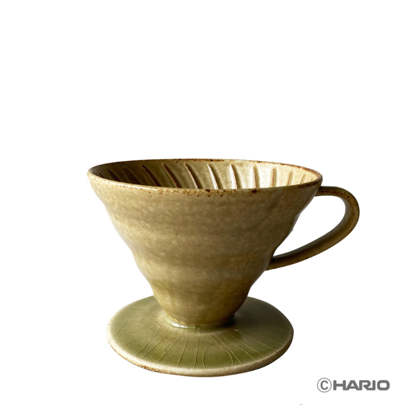 橘ページ HARIO×たち吉 V60透過ドリッパー 02 伝統釉 古瀬戸|HARIO