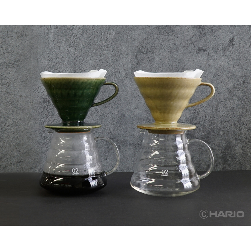 その他 eri HARIO×たち吉 V60透過ドリッパー 02 伝統釉 古瀬戸|HARIO