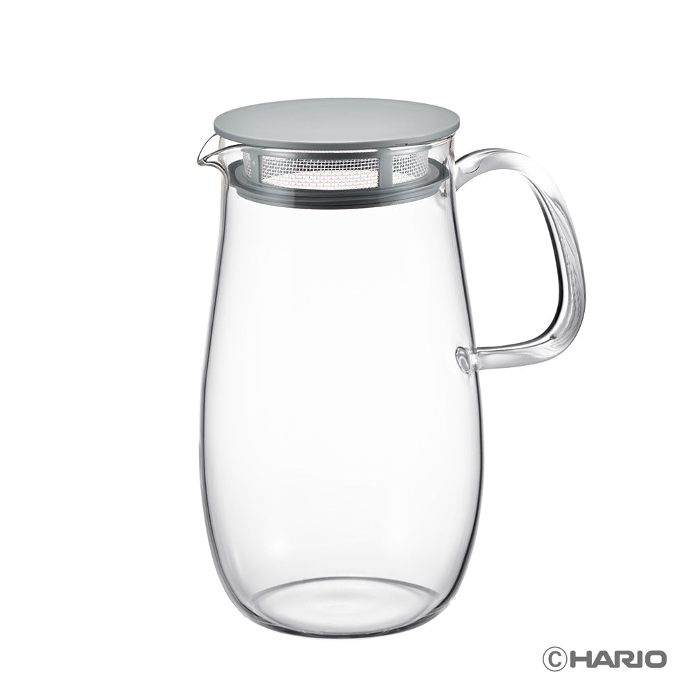 レンジでかんたん麦茶ポット むぎちゃん ダークグレー｜HARIO Official