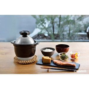 フタがガラスのご飯釜1-2合|HARIO Official Shop フタがガラスのご飯釜1-2合|HARIO Official Shop