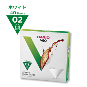 
                  
                    V60用ペーパーフィルター02 W 40枚
                  
                