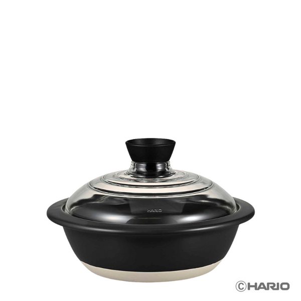 フタがガラスの土鍋8号｜HARIO Official Shop