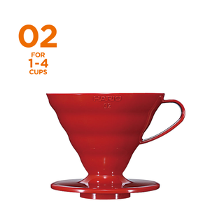 
                  
                    V60透過ドリッパー02レッド(PP製)<br>(新パッケージ)
                  
                