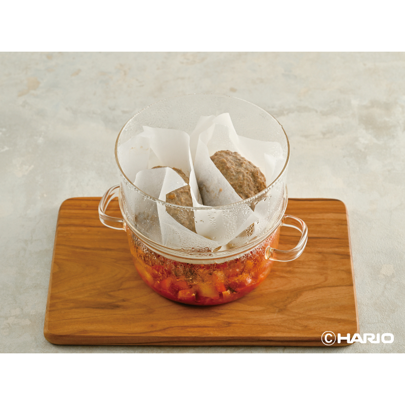 
                  
                    ガラスのせいろ蒸し器
                  
                