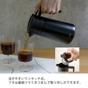 
                  
                    セラミックコーティング　真空二重保温ポット 600 ブラック
                  
                
