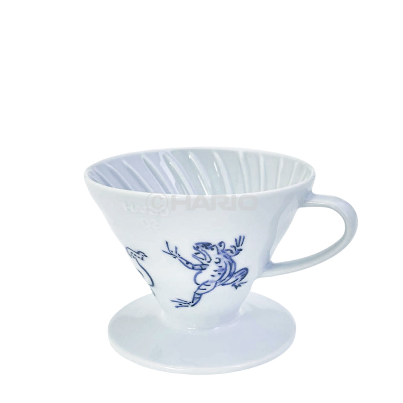 HARIO×たち吉 V60透過ドリッパー 02 セラミック 鳥獣戯画|HARIO HARIO×たち吉 V60透過ドリッパー 02 セラミック 鳥獣戯画|HARIO
